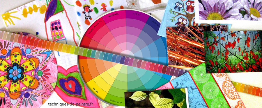 L'harmonie des couleurs en peinture (avec le cercle chromatique universel)