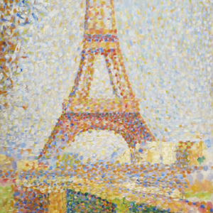 La tour Eiffel de Georges Seurat-Pointillisme en mélange optique 
